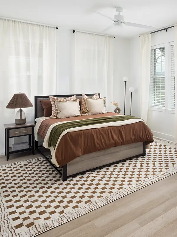 Furnished bedroom
